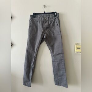 Men’s Free world Drifter grey slim straight chinos khaki pants 30